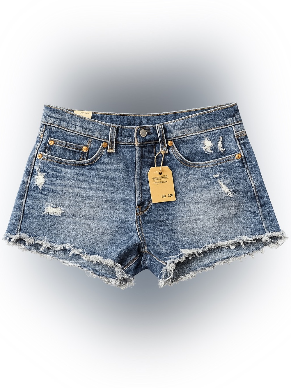 Levi’s 501 Original High Rise Denim Cutoff Shorts Sz 27 NWT